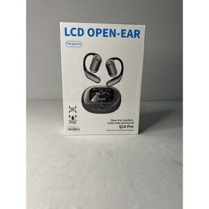 LCD Open-Ear Q16 Pro Earbuds Ergonomic Design IPX6 Waterproof Bluetooth Wireless